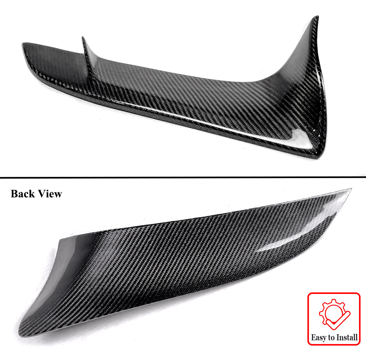 Toyota Supra A90/A91 2020-2024 Carbon Fiber Front Bumper Lower Garnish Cover