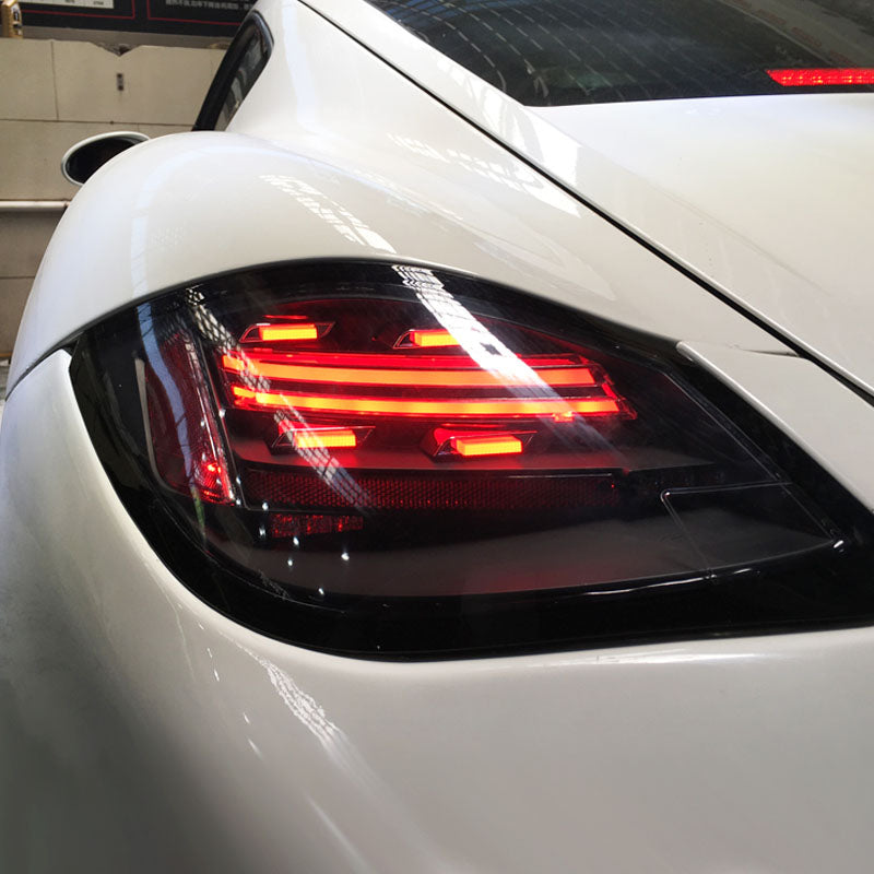 718 Style Smoked LED Taillights for 987 Porsche Boxster & Cayman (2005 - 2008)