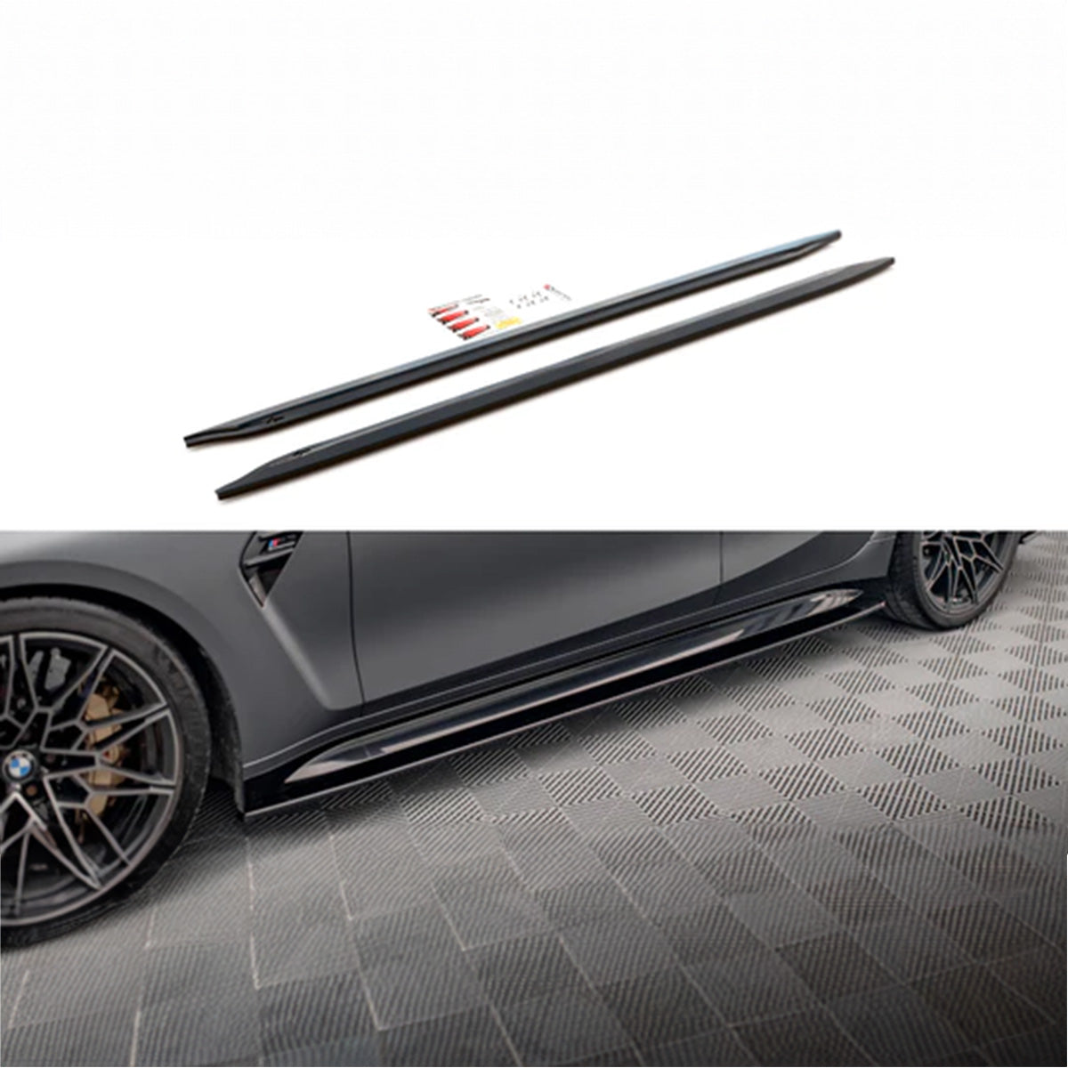 Side Skirts Diffusers V.1 BMW M3 G80