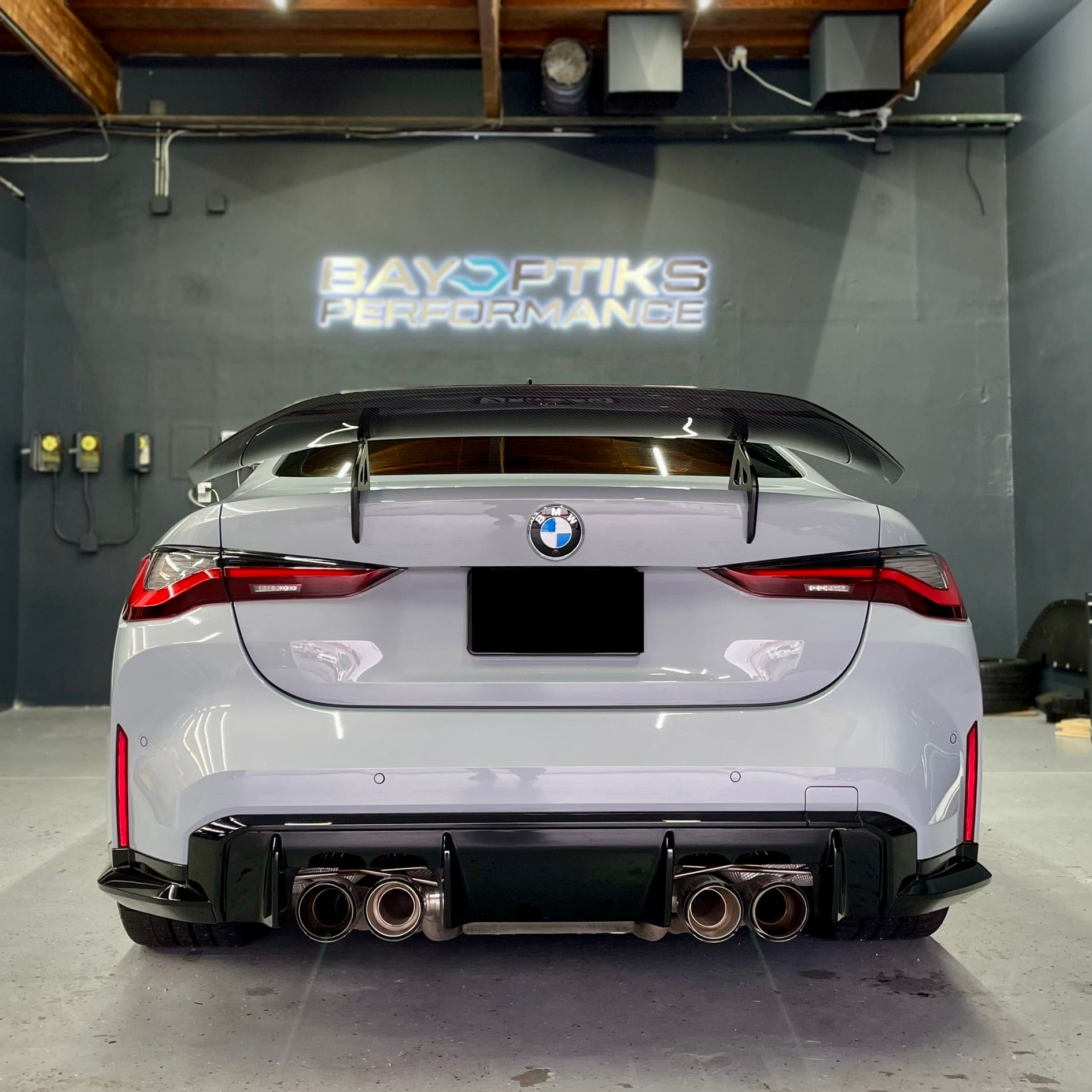 Adro BMW G82 M4 Swan Neck Wing Spoiler