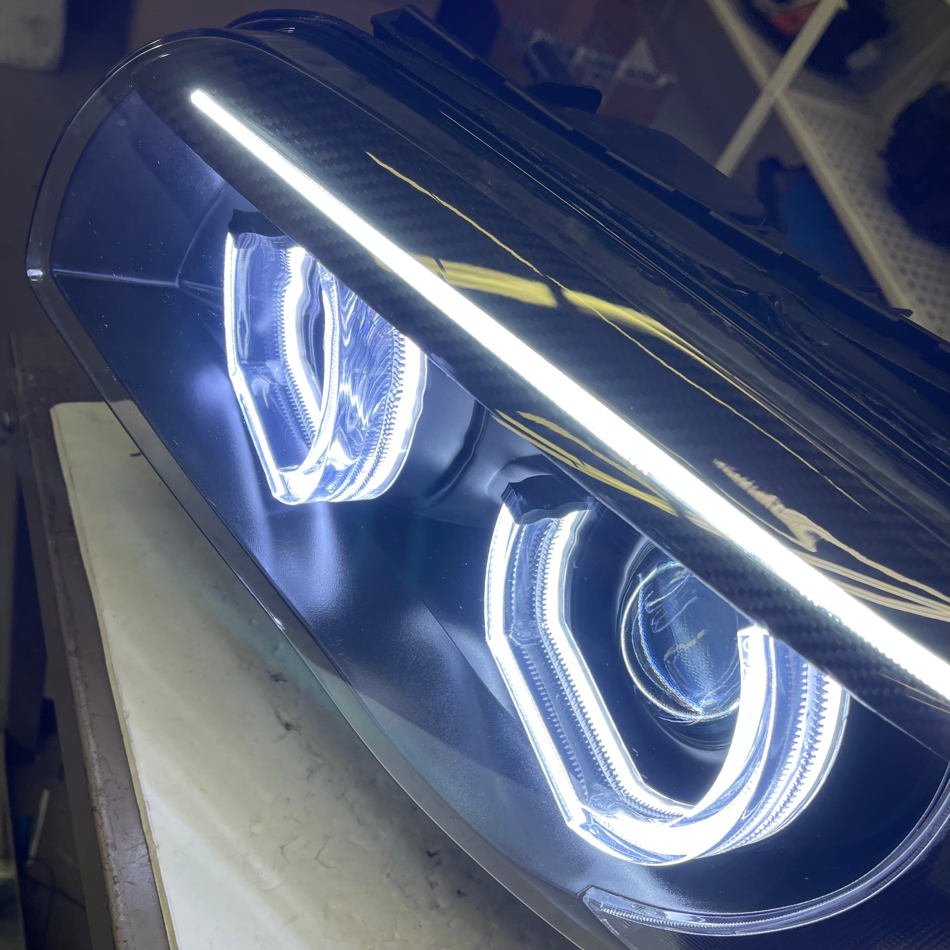 E82 E88 Pre-LCI 1 Series DTM Ring Retrofit (2008 - 2010 Xenon headlights only)