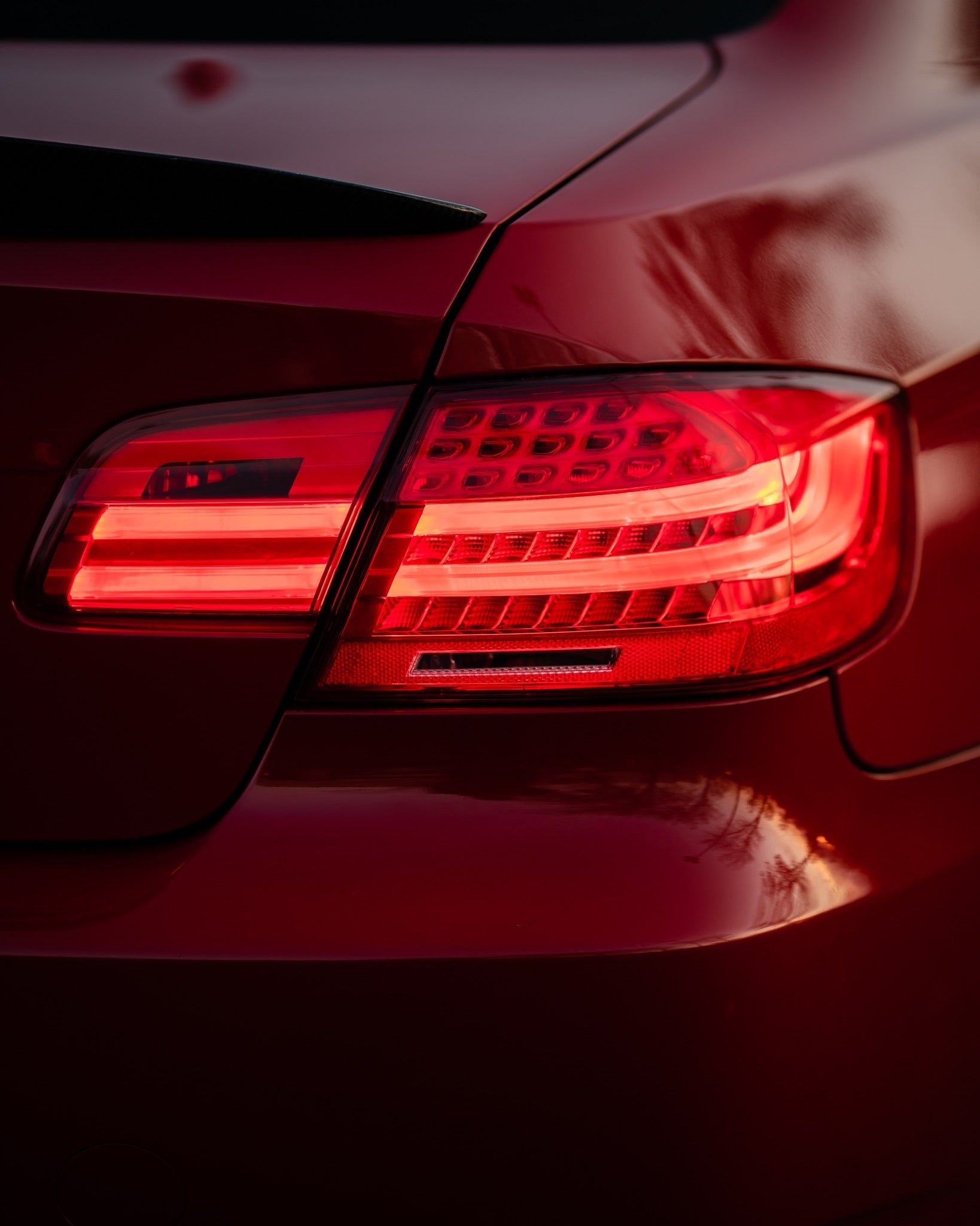 E92 Red LCI style taillights (fits both pre-LCI and LCI) *IN STOCK & FREE U.S. SHIPPING*