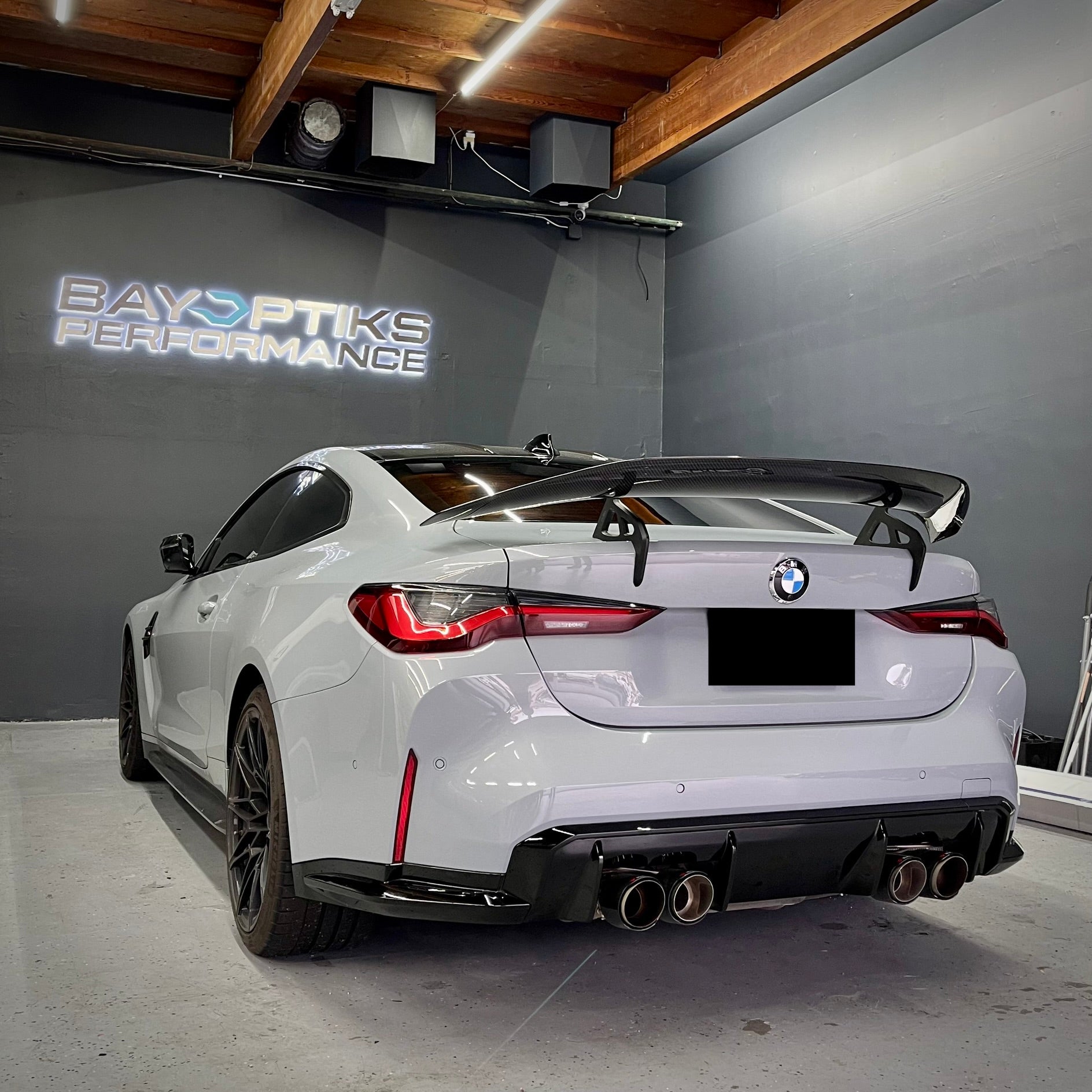 Adro BMW G82 M4 Swan Neck Wing Spoiler