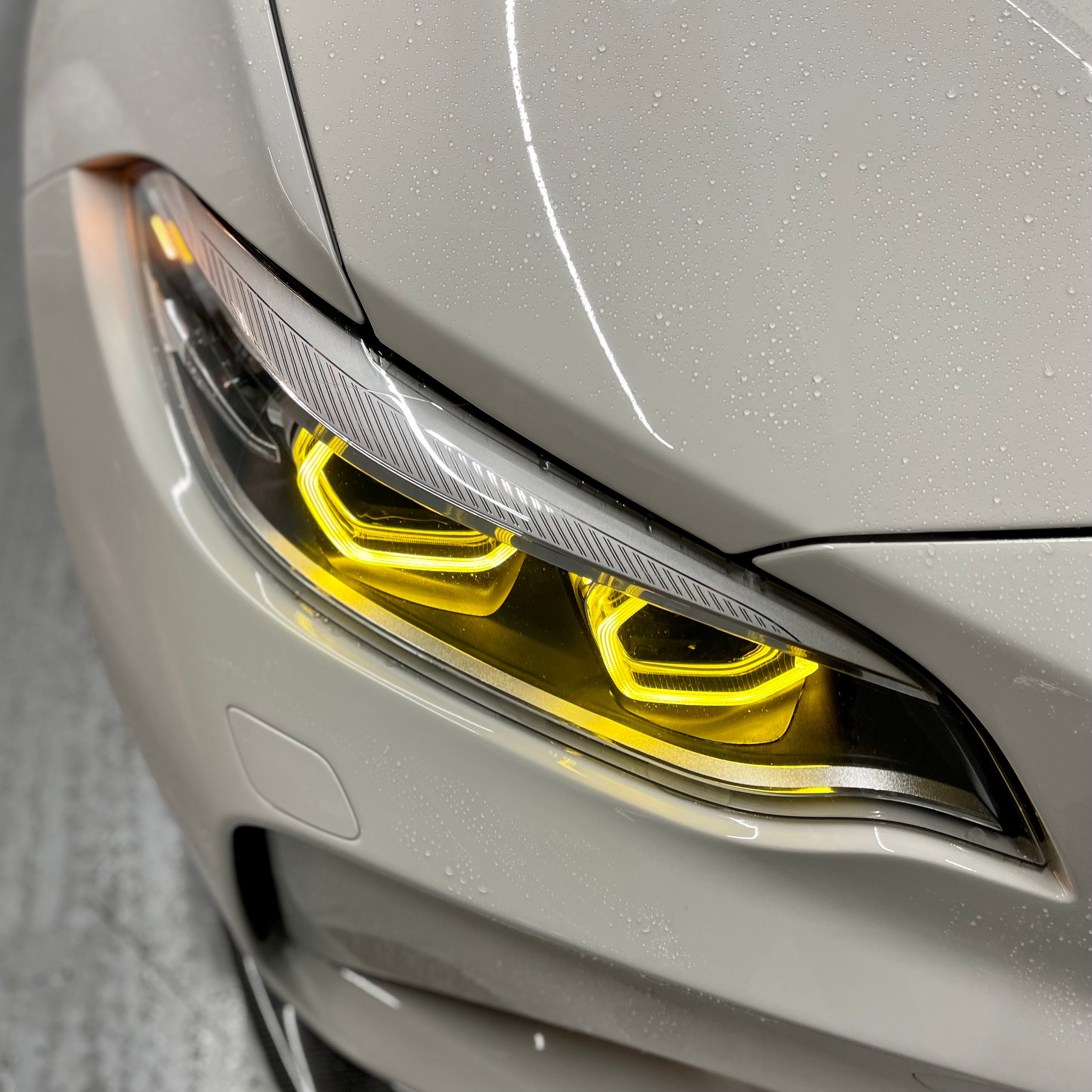 F87 M2 F22 2 Series CSL Yellow Headlight DRL Module Upgrade (2018 - 2021 LCI LED Only)