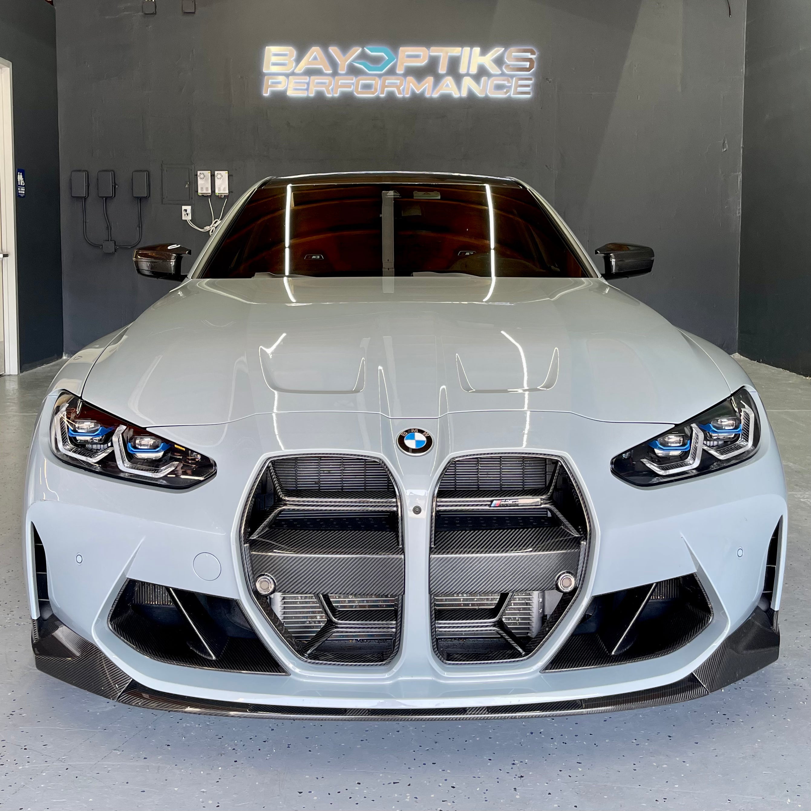 BMW G8X G80 G82 M3 M4 M Performance Style Carbon Fiber Front Splitter Lip