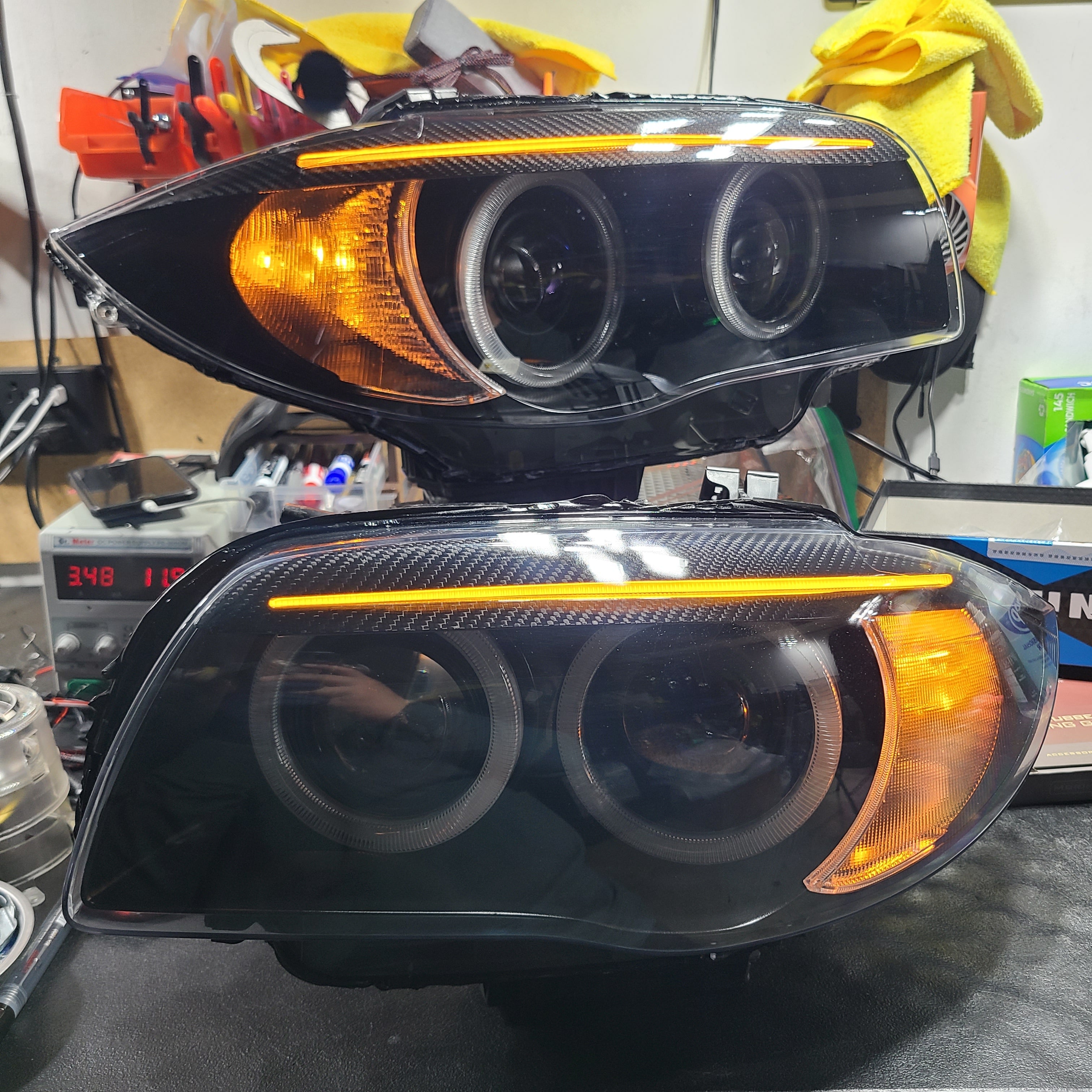 E82 E88 Pre-LCI 1 Series Round Ring Retrofit (2008 - 2010 Xenon headlights only)